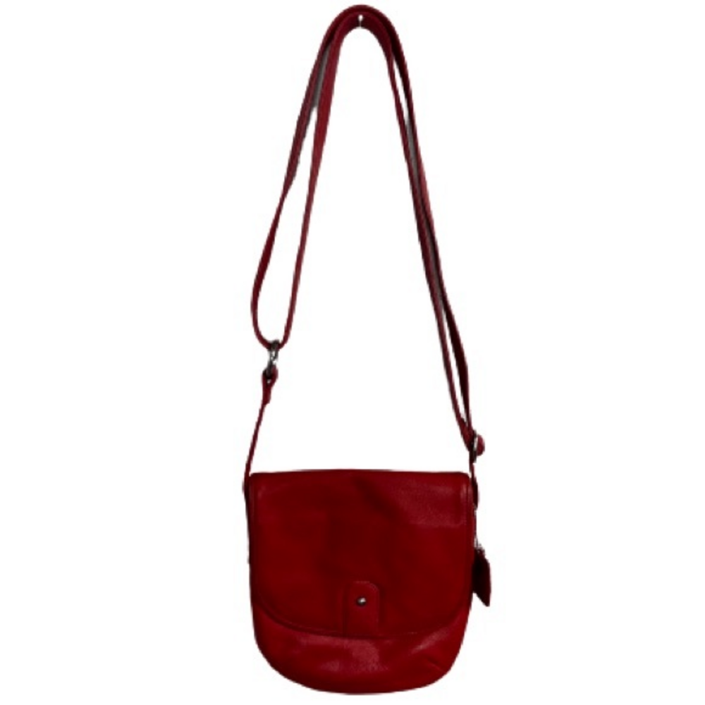 Osgoode Marley‎ red leather crossbody bag